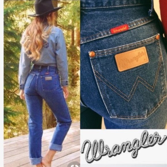 Wrangler Denim - Vintage Wrangler High Rise Classic W Pocket Jeans